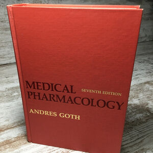 Medical Pharmacology Seventh Edition Andres Goth Hardcover 1974